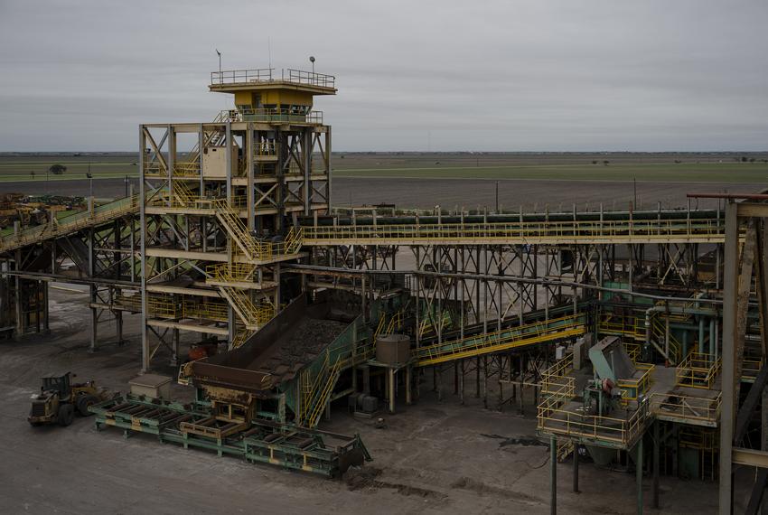 The Rio Grande Valley Sugar Growers’ sugar mill Thursday, Feb. 29, 2024 in Santa Rosa. After two years of drought and a dwindling water supply has forced Texas’ last sugar mill to close after more than 50 years of operation.