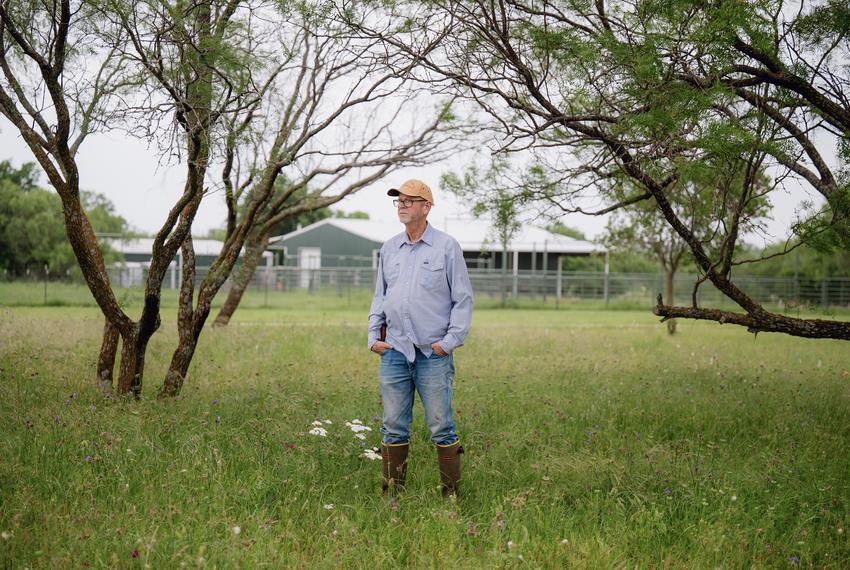 Brent Durham poses for a portrait outside his home on Monday, May 6, 2024 in Henrietta, Texas. The city of Wichita Falls is seeking a permit to construct Lake Ringgold in Clay County, a reservoir the city says will help with future water needs. Residents and ranchers of Clay County, such as Mr. Durham, say they will lose acres of their property and claim the project is unnecessary.                                                                        