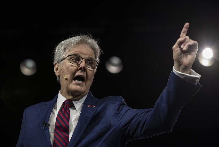 Lt. Governor Dan Patrick speaks during the Texas GOP Convention Thursday, May 23, 2024 in San Antonio.