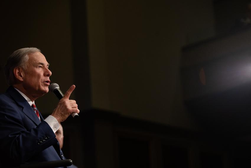 Gov. Greg Abbott speaks about the recent 88th Legislative Session to an audience at the Texas Public Policy Foundation offices in Austin, on June 2, 2023. Abbott recounted policy victories in regards to fentanyl and the border crisis, as well as limiting gender affirming care and banning DEI practices in higher education. Abbott ended the event by promising to call a special session for school choice, after the current special session for property tax resolves.