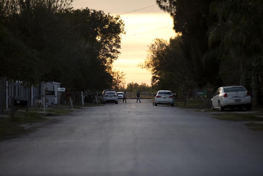 Twilight in the Rio Grande Valley.