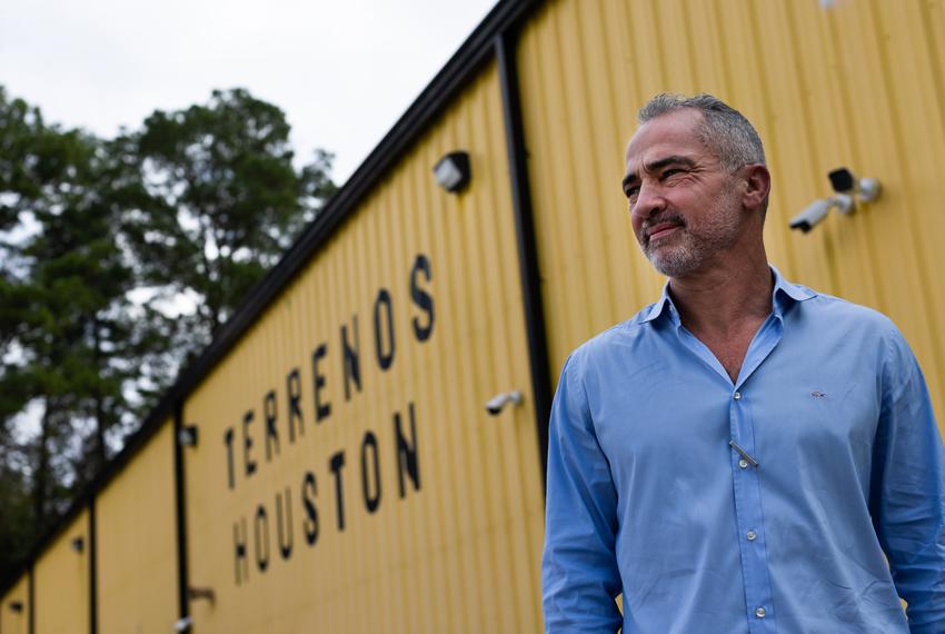 John Harris, the CEO of the Colony Ridge development, Thursday, Nov. 9, 2023, in New Caney. (Marie D. De Jesús / Houston Landing)