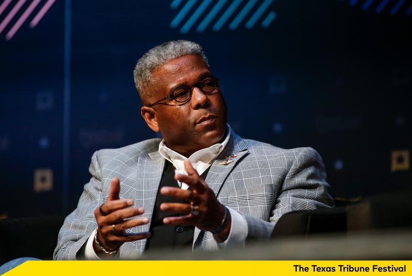 Allen West at The Texas Tribune Festival on Sept. 24, 2016