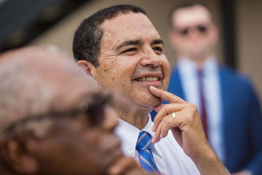 U.S. Rep. Henry Cuellar, D-Laredo, at a Get Out the Vote rally in San Antonio on May 4, 2022.