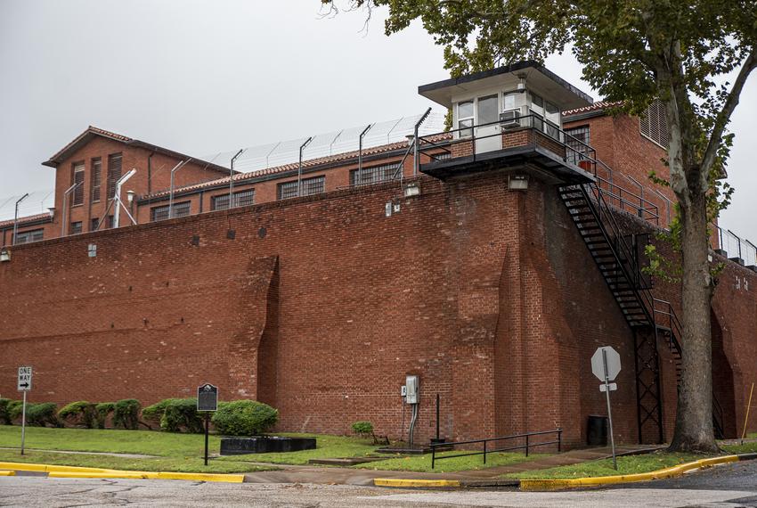 The exterior of Huntsville Unit, a prison in Huntsville, on Nov. 14, 2019.