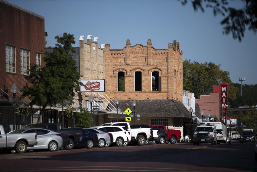 Downtown Nacogdoches on October 3, 2022 in Nacogdoches.