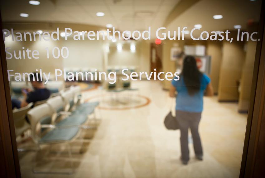 The waiting room at Planned Parenthood of Gulf Coast's ambulatory surgical center in Houston.