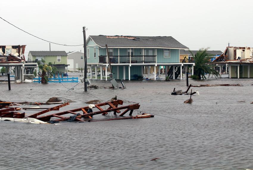 Hurricane Harvey struck Rockport, Texas, on Aug. 25, 2017, causing widespread flooding and property damage.