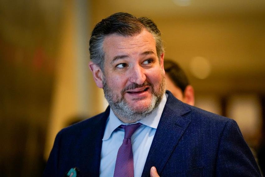 U.S. Senator Ted Cruz, R-TX, leaves a U.S. Senate classified briefing on the ongoing tensions between Russia and Ukraine, at Capitol Hill in Washington on Feb. 3, 2022.