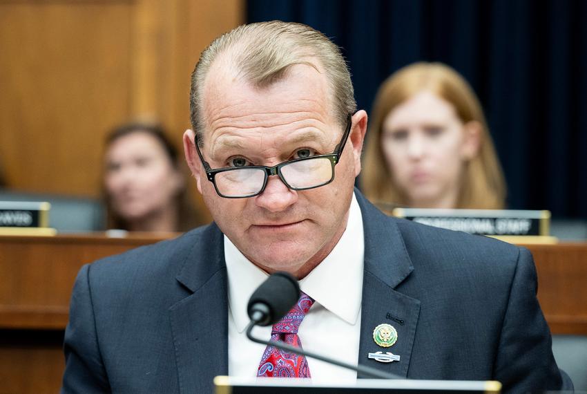 U.S. Rep. Troy Nehls, R-Richmond, speaks at a hearing of the House Committee on Transportation and Infrastructure Subcommittee on Highways and Transit at the U.S. Capitol.