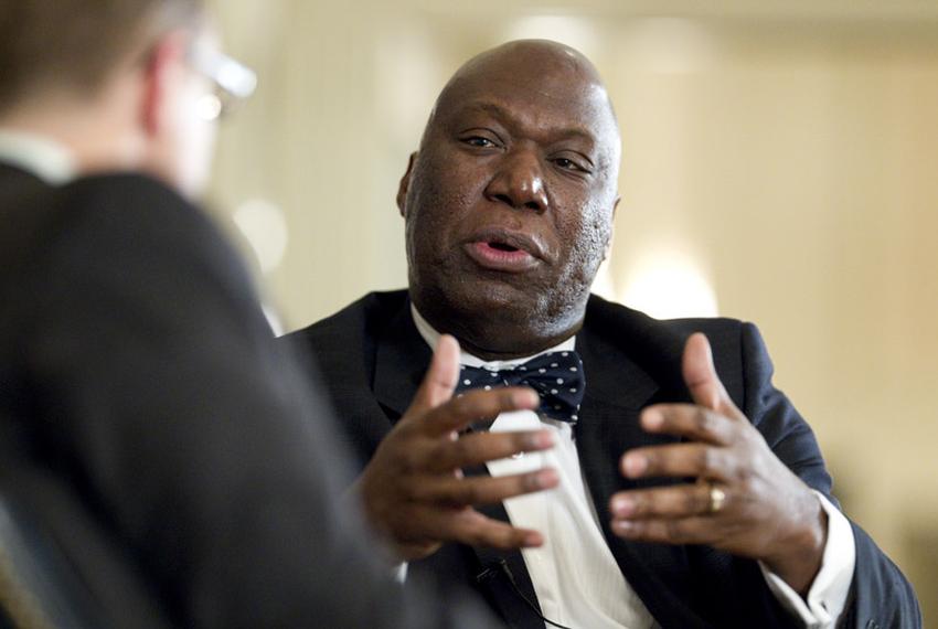 Education Commissioner Michael Williams, a former railroad commissioner, is shown at a TribLive event on Jan. 27, 2011.