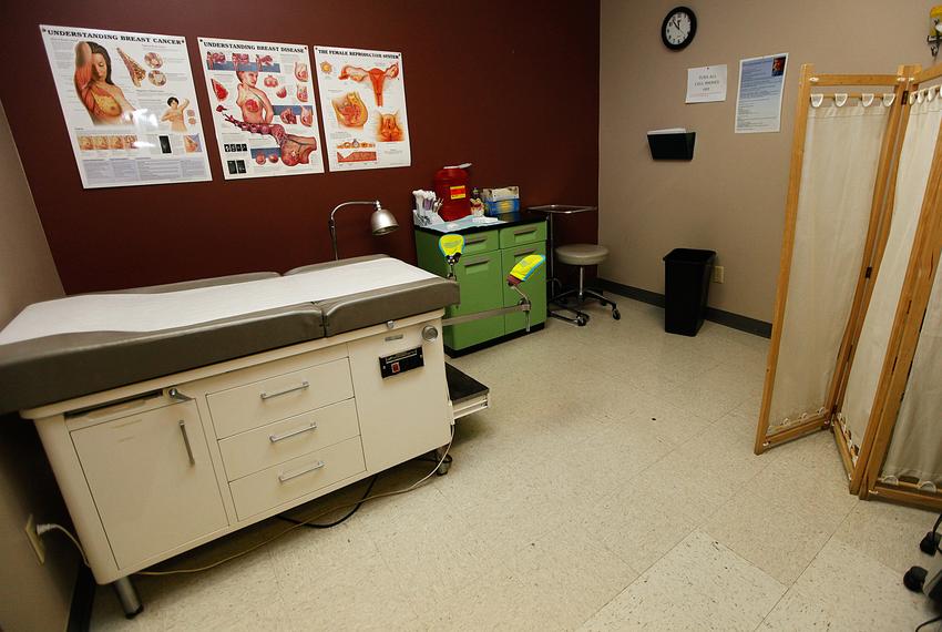 One of the six exam rooms at Haven Health Clinics in downtown Amarillo on Dec. 9, 2013. The clinic provides services for women and some men in the 26 county region of the Texas panhandle.